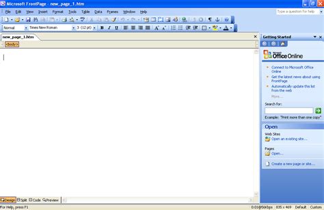Frontpage .